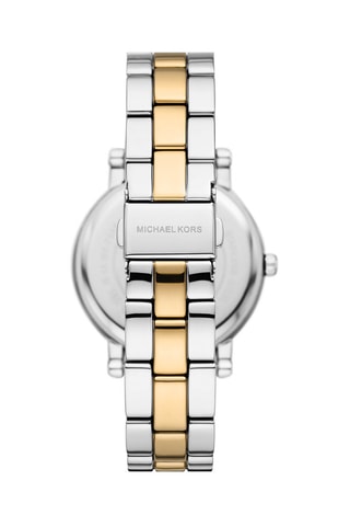 Stalen Quartz Horloge - Goudkleurig en Zilverkleurig