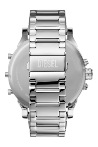 Stalen Quartz Horloge - Chronograaf en GMT-functies - Zilverkleurig en Beige