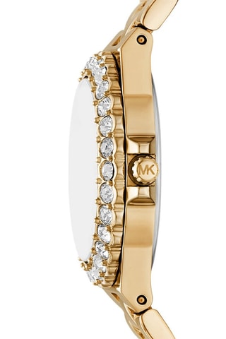 Stalen Quartz Horloge - Goudkleurig