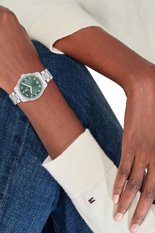 Stalen Quartz Horloge - Zilverkleurig