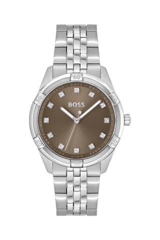 Stalen Quartz Horloge - Zilverkleurig en Kaki