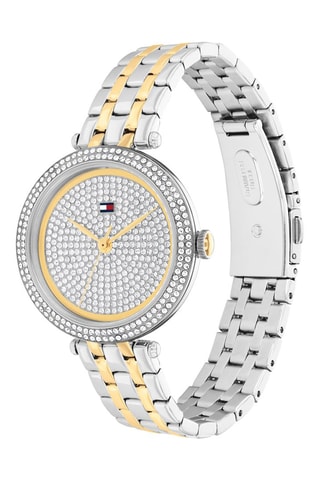 Roestvrijstalen Quartz Horloge - Zilverkleurig en Goudkleurig