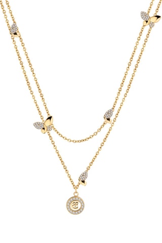 Ketting Butterfly - Doublé Geelgoud