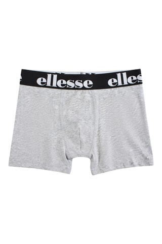 3 bóxers Ellesse - Negro, gris y blanco