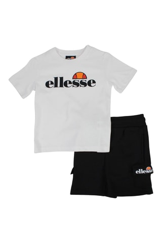 Pack de 2 camisetas y short Ellesse - Blanco y gris