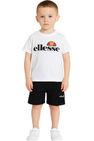 Pack de 2 camisetas y short Ellesse - Blanco y gris