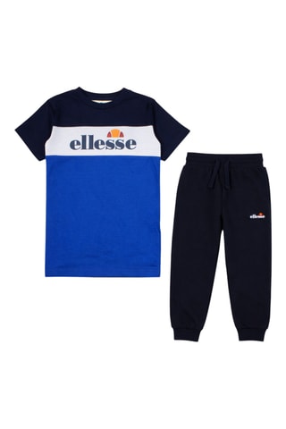 Camiseta y jogging Ellesse - Blanco y azul marino