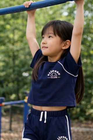 Camiseta y short - Azul marino