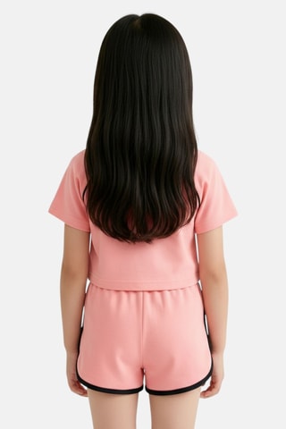 Camiseta y short - Rosa