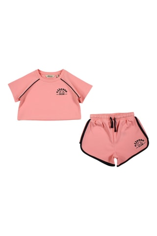 Camiseta y short - Rosa