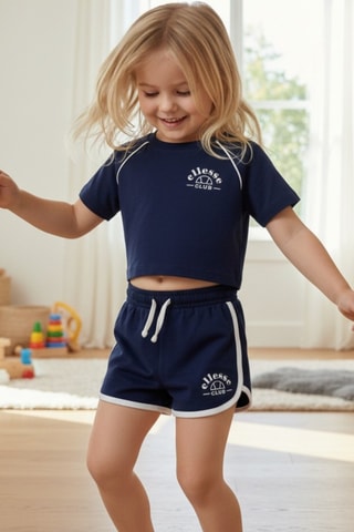 Camiseta y short - Azul marino