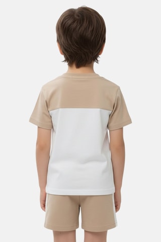 Camiseta y short - Beige