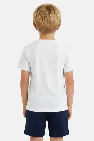 2 camisetas y short - Blanco y azul marino