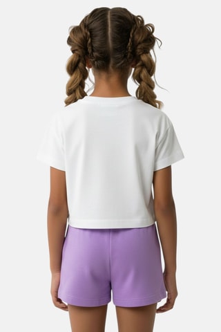 2 camisetas y shorts - Violeta