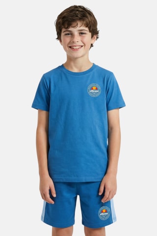 2 camisetas y short - Blanco y azul