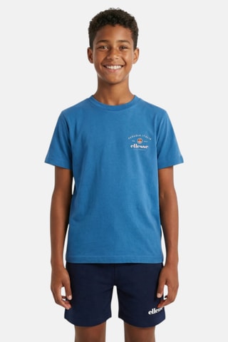 2 camisetas y short - Blanco y azul