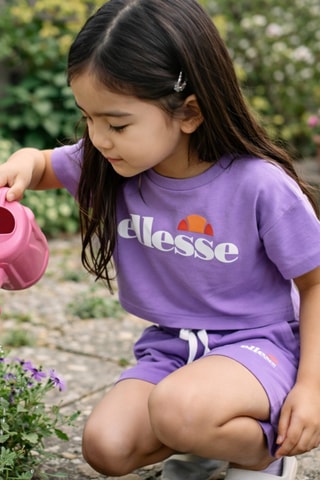 2 camisetas y short - Violeta