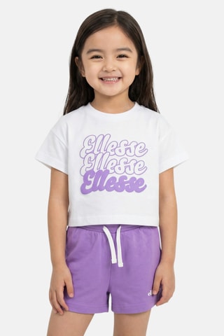 2 camisetas y short - Violeta