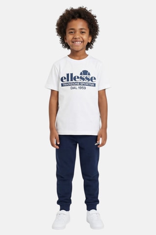 2 camisetas y pantalón de chándal - Blanco y azul