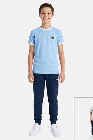 2 camisetas y pantalón de chándal - Blanco