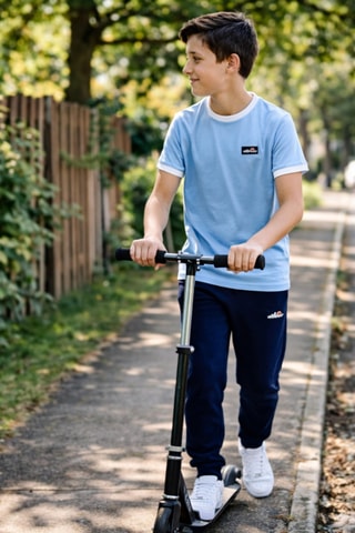 2 camisetas y pantalón de chándal - Blanco