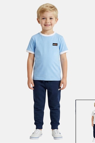 2 camisetas y pantalón de chándal - Blanco