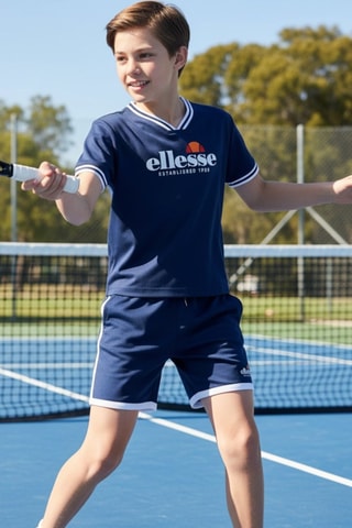 Camiseta y short - Azul marino