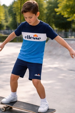 Camiseta y short - Azul marino