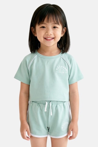 Camiseta y short - Verde