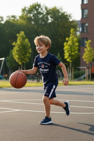 2 camisetas y short - Azul marino