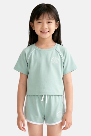 Camiseta y short - Verde