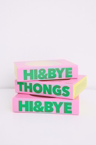 3 strings - Blanc et rose