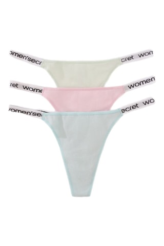 3 strings - Vert clair et ciel