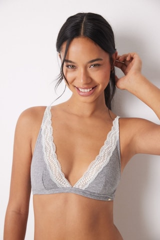 Soutien-gorge - Gris chiné