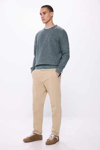 Pull - Bleu canard chiné