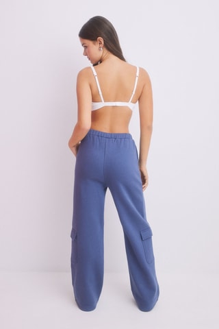 Pantalon cargo - Bleu marine