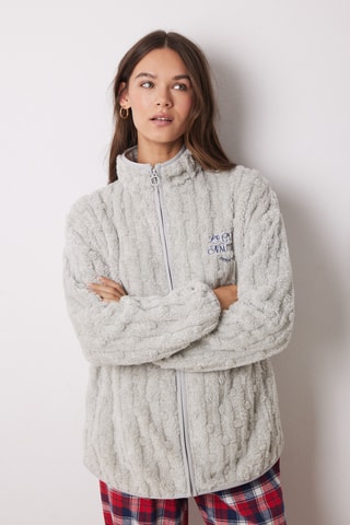 Veste de pyjama - Gris clair