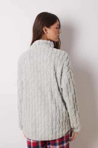 Veste de pyjama - Gris clair