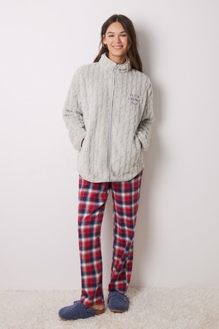 Veste de pyjama - Gris clair