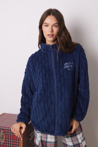 Veste de pyjama - Bleu marine