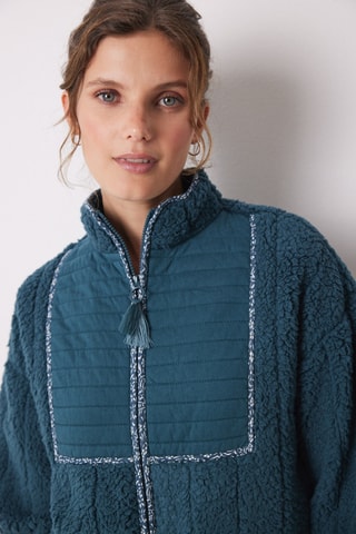 Veste de pyjama - Bleu canard