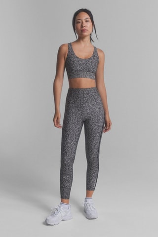 Brassière de sport - Anthracite et blanc