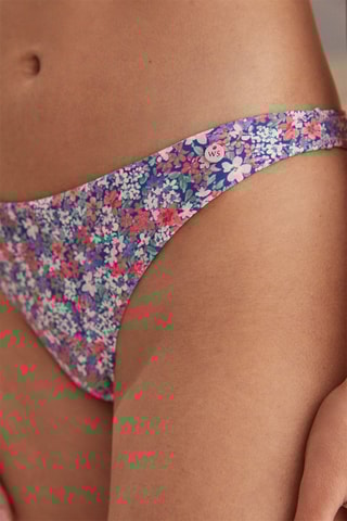 Bas de maillot Fuchsia et écru