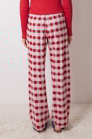 Pantalon de pyjama - Rouge et blanc