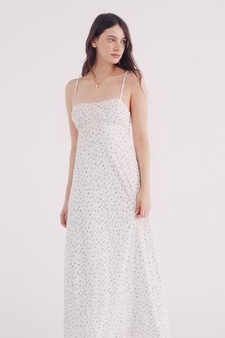Robe longue - Blanc