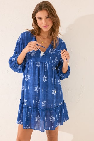 Robe de plage - bleu cobalt