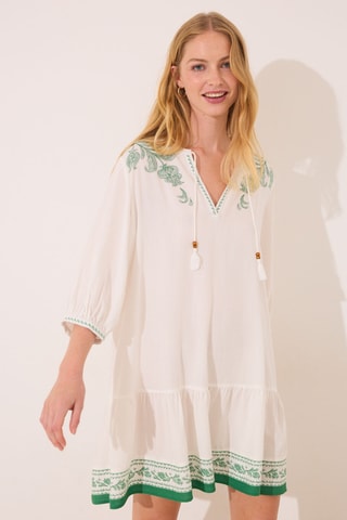 Robe droite - Blanc