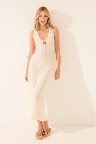 Robe de plage - Ecru