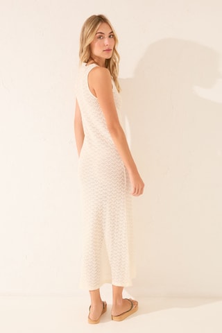 Robe de plage - Ecru