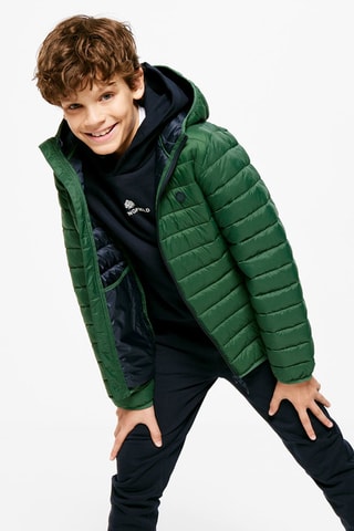 Doudoune à capuche - Vert